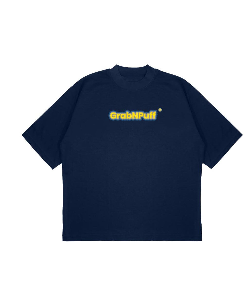 "OG Logo" GrabNPuff Box Tee Navy Blue